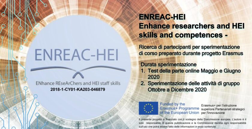 Progetto per studenti universitari in tema ricerca scientifica
